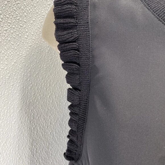 NEW CINQ A SEPT Women’s Lenore Silk Sleeveless Blouse – Black – Size XL - Picture 11 of 15